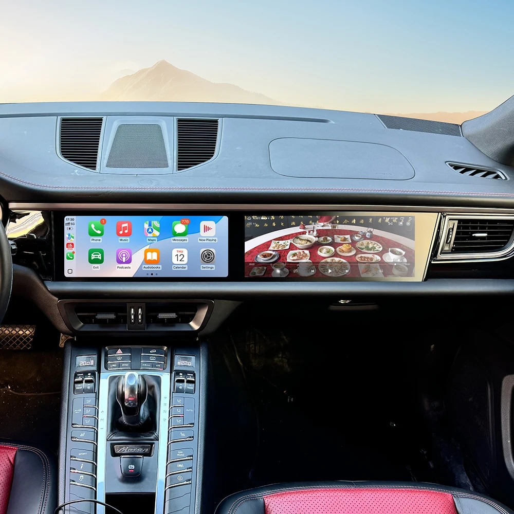 Factory Dual Android Screen Car Stereo for  Macan PCM-3.1/4.0  21   Car Navigation System Support 4G DSP Wireless Carplay